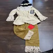POTTERY BARN KIDS THE WIZARD OF OZ SCARECROW HALLOWEEN COSTUME SIZE 7-8 YEARS