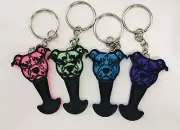 Staffy / Dog Shopping Trolley Key Token Removable for Coles Aldi etc.