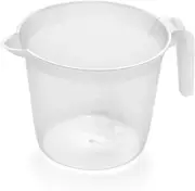 Addis 518007 Measuring and Mixing Jug with Handle, Transparent