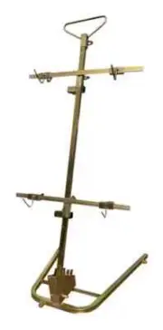 Cross Grill Stake Press Type Medium Size - Argentian Asador Criollo - Parrilla