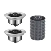 Drain Filter Sink Plug Push-type Bounce Cores Sink Drain Strainer