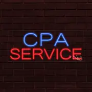 BRAND NEW "CPA SERVICE" 30x12x1 INCH LED FLEX WINDOW/WALL INDOOR SIGN 31376