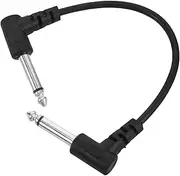 SUPVOX Electric Guitar Cable XLR Tester Amp Right Angle Guitar Cable USB c to Guitar Cable Guitar Output Jack Daisy Chain Extension Cord Indoor Effectors Audio Cable STP PVC Leather Black