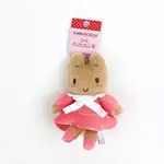日本正品 限定 珠鍊 絨毛 吊飾 娃娃 茉莉兔 站姿粉裙 兔子 兔 娃娃吊飾 鑰匙圈 珠鍊吊飾 絨毛吊飾 娃娃鑰匙圈