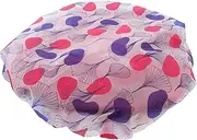 TOBBOMEY Reusable Shower Cap Soft Outer Layer Comfortable and Breathable for Occasions