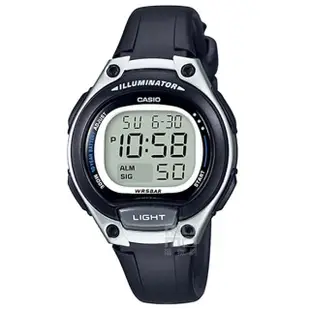 【CASIO】卡西歐鬧鈴多時區兒童電子錶-黑(LW-203-1A 公司貨全配錶盒)