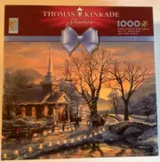 Thomas Kinkade Holiday Evening Sleigh Ride 1000 Ceaco Puzzle