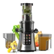 Cold Press Juicer Machines, 2-in-1 Masticating Juicer for Juice & Ice Cream, ...