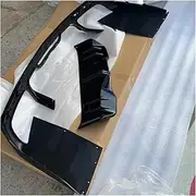 TDTAPN Compatible for Cadillac Ct5-v Modified Bla Wing Large Surround Kit V Version Rear Lip Platinum Sports Front Bumper Grille(Compatible for Ct5-v Bright Black R)