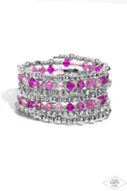 Paparazzi Ice Knowing You Pink Paparazzi Coil NWT