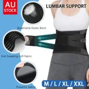 Lumbar Lower Back Support Brace Posture Orthosis Waist Belt Pain Strap OZ