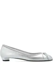 [ALEXANDER MCQUEEN] Flat shoes 36 Silver