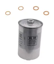 Fuel Filter w/ 4 Fuel Filter Seals FISCHER & PLATH for Volvo 240 242 244 245 (for: Volvo)