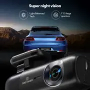 Front Rear Dash Cam 4K WiFi GPS Car Camera REDTIGER F9 for Parking Mode Car
