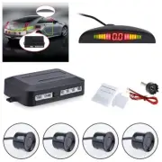 Car Parktronic LED 4 Sensor Reverse Car Parking Radar Monitor Detector System