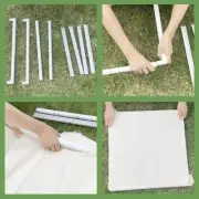 3 Pack Universal Clip Frame Square Plastic Clip Frame Sets for Embroidery,