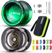 Pack of 2 Yoyos - Professional Responsive Yoyo for Kids Beginner, Metal Yo Yo V6