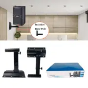 2-Pack Universal Wall Mount Speaker Stands Angle Tilt Rotation Adjustment Stand