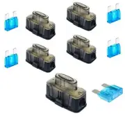Maxi Fuse Holder Fuseholder Voodoo 4 6 8 Gauge Inline 60 Amp (5 Pack)