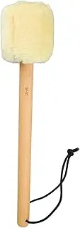 Bass Drum Mallet, Felt Head Soft Bass Drum Mallet Sticks, Antislip Beechwood Handle Bass Drum Percussion Mallets Instrument Percussion Accessory for Marching Band Bass Drum