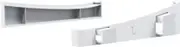 Ronyme Game Console Stand Desktop Game Controller Bracket Stable Easy to Install Multifunction for Slim/Pro Home Club Friends, White