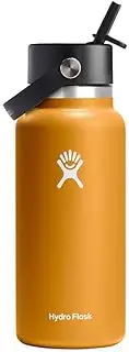 [Hydro Flask] 32 Oz Wide Mouth Flex Straw Cap Fossil