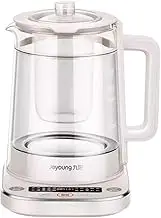 Joyoung Electric Kettle 1.5L, Multi-functional Electric Glass Kettle Tea Maker 24 Hours Preset Health Pot Touch Screen Control for Boiling Water with Stew Pot, Tea Infuser, Egg Cooker