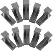 DOITOOL 10pcs Refrigerator Side Shelf Clips Freezer Shelf Clips Plastic Fridge Hangers Sturdy Design for Easy Installati