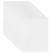 10x8" Canvas Boards for Painting, 24Pack 100%Cotton Blank Canvas Panel, White