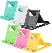 POPETPOP 6pcs Mobile Phone Tablet Holder Phone Stand Plastic Mobile Phone Holder Foldable Desktop Phone Holder Folding Phone Holder Cell Phone Support Stand Desktop Cell Phone Holder Abs