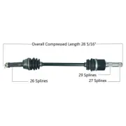 Tytaneum Standard Complete Axle #813-0171 Polaris Ranger 900/Ranger Crew 900