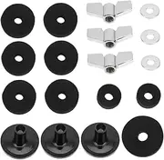 Totority 1 Set Set Drum Cymbal Pads Felt Washers for Cymbals Drum Replacement Hardware Cymbal Replacement Accessories Wind Nuts Hat Accessories Creative Cymbal Pad Sponge Jazz Drum Roller
