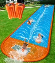 Slip Water Slide 22ftx5ft Slip Water Slide for Kids Backyard LawnSummer Water...