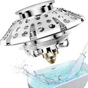 Drain Stopper,Sink Drain Strainers Plug with Hair Catcher | Reusable Bath Plug Replacement, Bathtub Drain Stopper for Bathrooms and Kitchen Sink