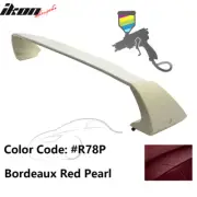 Fits 12-14 Honda Civic Sedan Mugen Trunk Spoiler ABS #R78P Bordeaux Red Pearl (for: Honda Civic)