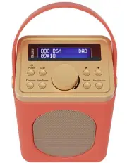 [Majority] Little Shelford Bluetooth & DAB Radio with Bluetooth in Red