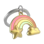 Metalmorphose Miniature 3D Metal Keychain - Rainbow MTM-KRA