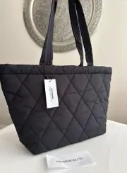 Vera Bradley Small East West Tote in Ultralight Moonless Night Black