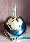 Leather German Pickelhaube Helmet Prussian Helmet WW1 Helmet Vintage Replica Hat