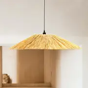 Raelynn Coastal Charm Raffia Pendant Light - Natural Shade, PL0256