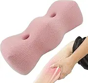 Hill Shape Memory Foam Leg Wedge Pillows | Leg Lift Pillow for Leg Rest or Foot Elevation, Ankle Elevation Pillow (Pink)