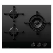 Fisher & Paykel 60cm Series 9 3 Burner Gas Cooktop, LPG