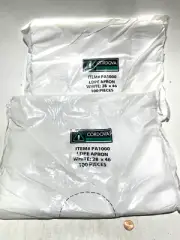 28" x 46" (LDPE) Disposable Aprons White, 200 Count