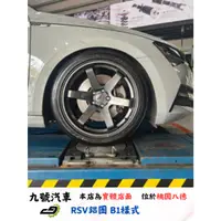 在飛比找蝦皮購物優惠-【九號汽車】RSV鋁圈 B1 19吋 亮鐵灰 SKODA S