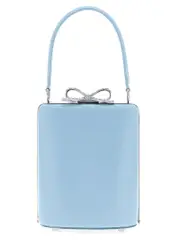 [Self Portrait] Self Portrait-Blue Leather Bag Borse A Mano Celeste-Donna OS