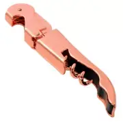 Copper Plated Corkscrew Double Hinge Waiters Wine Key / Bottle Opener # COP