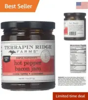 Hot Pepper Bacon Jam - Delicious Dip for Veggies & Chips - Gluten & Dairy Free