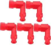 BELLIFFY 5pcs Motorbike Engine Parts Spark Plug Caps Durable Modified Plug Boots for Easy Installation Performance Boost High Temperature Resistant