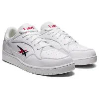 在飛比找Yahoo!奇摩拍賣優惠-ASICS SKYCOURT 男女款白色運動休閒鞋-NO.1