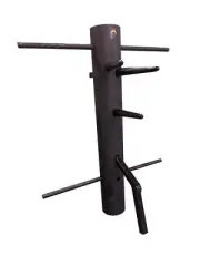 Traditional PVC Wing Chun Dummy w/Hardwood Offset Arms & Leg NO STAND